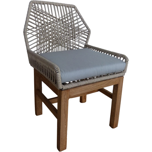 Silla Mazunte Parota Sin descansabrazos